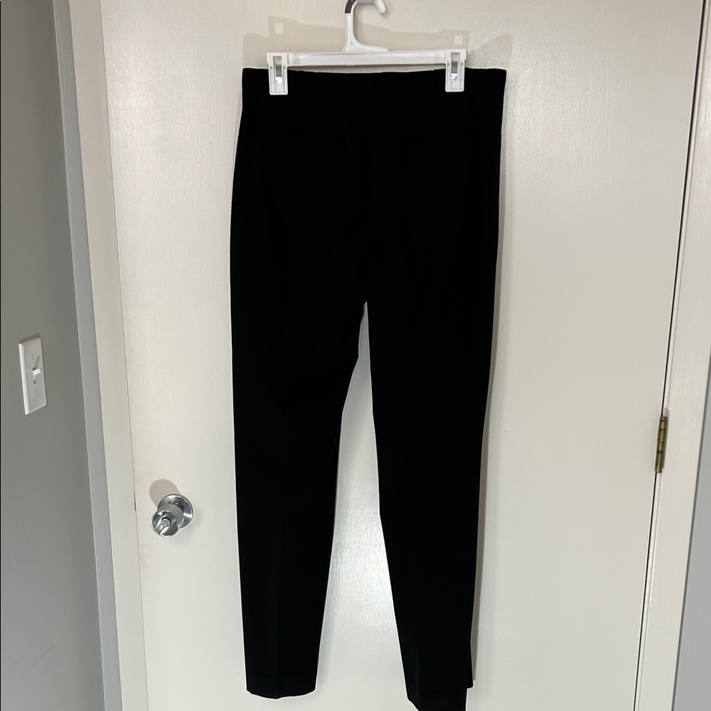 Talbots Black side zipper slacks, size 12 Long